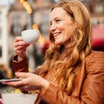 Eine Kaffeepause auf dem Grote Markt in Nimwegen